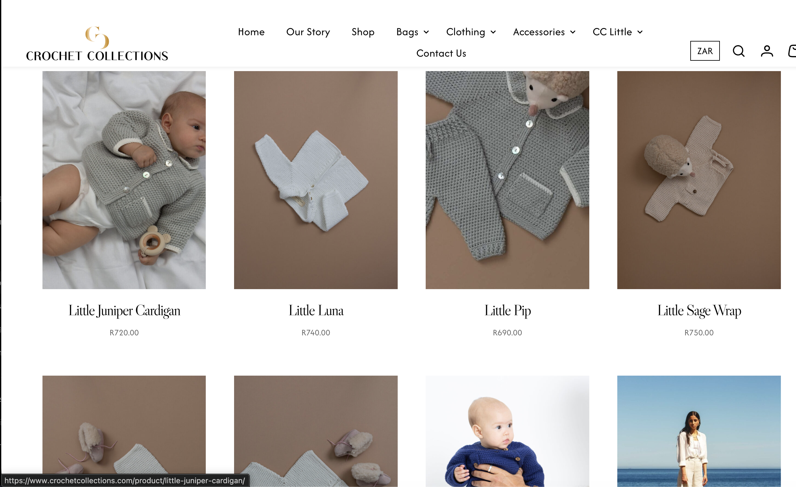 Crochet Collections - E-Commerce Website
